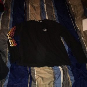 Fox men’s large tee long sleeve black